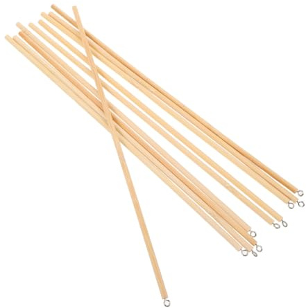 10 Stück Holz Puppengriffe für Handpuppen und Schattenspiel