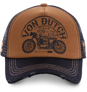 Von Dutch Cap Crew 6 braun und schwarz, braun, One size
