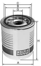 Lufttrocknerpatrone. Druckluftsystem MANN 65003338