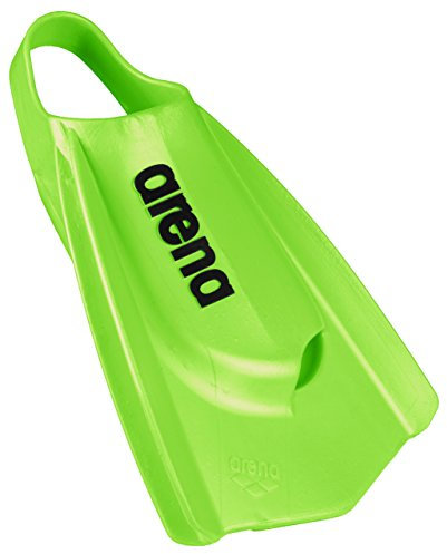 ARENA Unisex – Erwachsene Powerfin Pro Schwimmflossen, grün (Acid Lime 65), 36-37