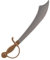 WOOOOZY Säbel Piratenschwert, 52 cm