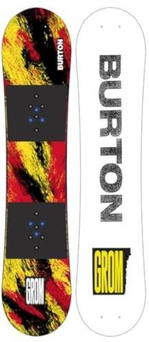 Burton Kinder Freeride Snowboard GROM Ketchup and Mustard, Größe:130, Farben:Ketchup/Mustard