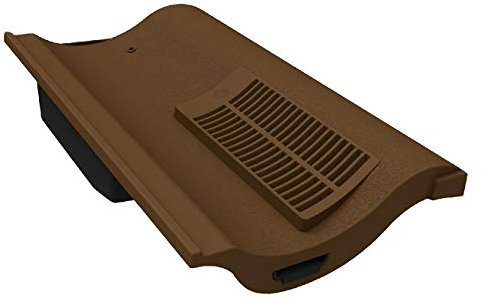 Brown Single Pantile Roof Tile Vent, Marley Anglia, Redland & Sandtoft