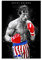 GUAHUA Rocky Balboa Legendary Boxer Sports Poster Dekorative Malerei Leinwand Wandkunst Wohnzimmer Poster Schlafzimmer Gemälde 60 x 90 cm