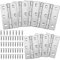 Bisagras Acero Inoxidable 8 PCS, 75mm × 50mm Bisagras Exterior, Bisagras Puertas Madera, Bisagras Inoxidable para Barcos, Bisagras Puertas Cocina, para Puertas&Armario&Piano