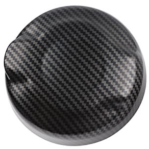 MINI F55 F56 F57 Tankdeckel, Tankdeckelabdeckung Aufkleber für MINI Cooper S JCW F55 Hardtop F56 Hatchback F57 Covertible 2.0T(Karbon)