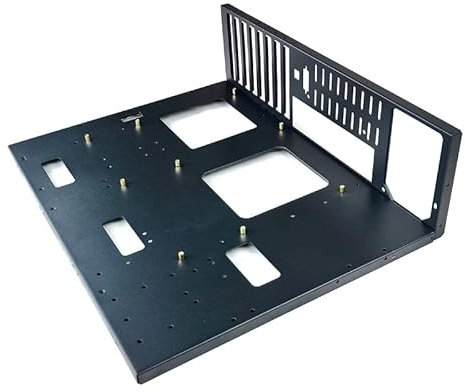 DIY Pc-Prüfstand, ATX offenes Chassis-Gestell für ATX/M-ATX/ITX-Motherboards, breit ausgelegte Wärmeableitung, Open Air Pc Gehäuse SSD Motherboard-Zubehör (EATX)