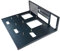 ALAMENGDA Carcasa para computadora de juegos, ATX con chasis abierto para placas base E-ATX/ATX/M-ATX/ITX, diseño de disipación de calor corporal, accesorios de placas base SSD
