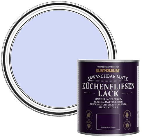 Rust-Oleum Purple Water-Resistant Kitchen Tile Paint in Matt Finish - Be My Mermaid 750ml