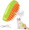 Steamy Cat Brush, Cat Steamy Brush, 3-in-1-dampfbürste Für Katzen, Cat Spray Massage Comb, with Liquid Inlet, Cat Grooming Brush, Eliminate Flying Hair