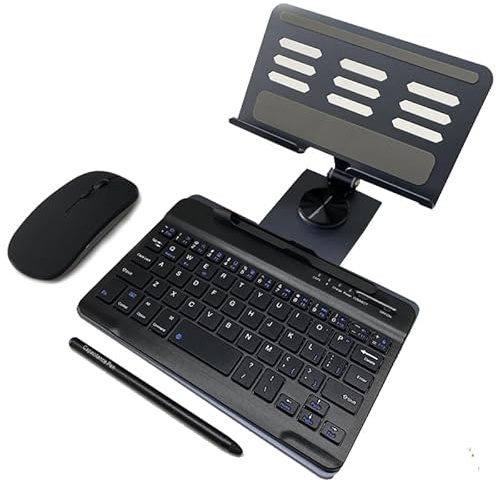For Samsung Galaxy Z Fold 4/Fold 3 Keyboard BT Wireless Stylus Pen Touch Pen Mouse Supports Houlder Stand Folding for Samsung Galaxy Z Fold 4/Fold 3 (black)