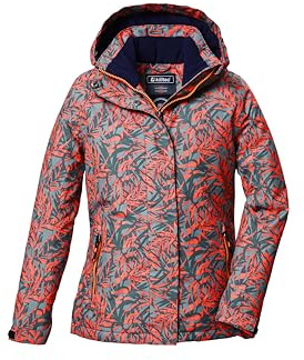 killtec Mädchen Funktionsjacke mit Kapuze und Schneefang KOW 355 GRLS JCKT, light moss, 128, 42147-000