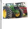 Flagge, 60 x 90 cm, Banner mit 2 Ösen, landwirtschaftliche Maschinen, Außendekorationen, HD-Druck, 200D, strapazierfähige Polyester-Banner für Urlaub, Hof, große Flaggen für Innen- und Außendekoration