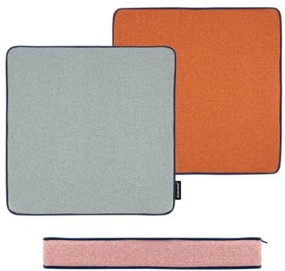 REMEMBER Sitzkissen Peanut - B 40 x T 40 x H 5 cm - 4-farbiges Kissen inkl. Füllung