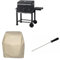 Grillwagen Toronto Click + Universal Abdeckhaube für Grillwagen klein, beige + Brenner-Reinigungsbürste