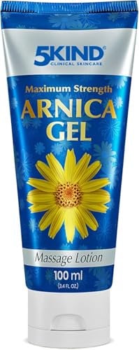5kind Hochdosiertes Arnika Gel 100 ml - Schnell wirkende Arnikaa Salbe gegen Blutergüsse und Schwellungen - Arnica Montana Extrakt – Arnika Salbe hochkonzentriert für Muskeln und Gelenke von Läufern