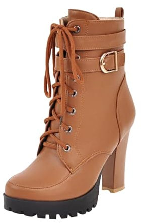 Stivaletti Donna Primaverili Stivali Donna Tacco 15 cm Stivaletto Donna Estivo con Zeppa Interna Texani Marroni Ciabatte riscaldate Pantofola Donna Ciabatte Donna casa Aperte Ciabatte Donna