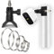 Tkxjry 360° Drehbarer Kamera Wandhalterung,Verstellbare Camera Halterung,Kamera Halterung Masthalterung,Masthalterung Halterung,Verstellbare Kamera Halter Zubehör für 5-20cm Rohrdurchmesser (Schwarz)