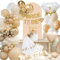 Bride To Be Deko, JGA Deko Frauen Beige, Junggesellinnenabschied Accessoires Frauen, JGA Party Luftballons, Bride to Be Banner Schärpe Schleier, Diamant Ring Ballon für Brautparty Deko Geburtstag
