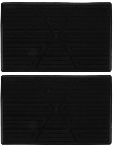 CLISPEED 2-teiliges Fußmatten-Set für, Reparaturflicken für Autoteppiche, Patch, automatische Matte, schwarz, Gummi