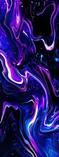 ZHUMUTO Diamond Painting Erwachsene Groß 60x160cm Abstrakt Neon | 5D Diamant Painting XXL Bilder Flüssige Farben, DIY Diamant Malerei Set mit 5 Werkzeugsets, Moderne Wanddeko