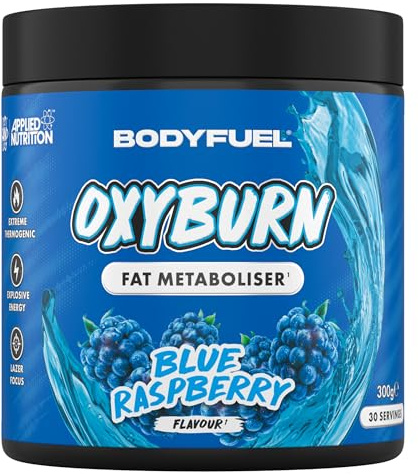 Applied Nutrition BodyFuel OxyBurn Thermogenic Powder, Koffein | L-Carnitin und Chrom, Konzentration einen besseren Stoffwechsel 300g