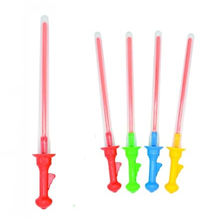 Riesenseifenblasen Stab 40cm - Seifenblasenschwert mit faltbarem Ring für extra große Blasen - Outdoor Spielzeug für Kinder, Garten & Sommer Party - 1 Stück (Zufällige Farbauswahl)