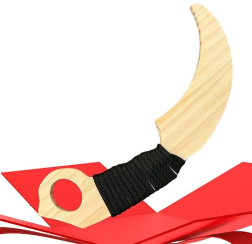 Holzspielzeug für Kinder - Mit rutschfestem Griff, 21 cm , leicht und rollenspieltauglich,Ritter Rollenspiel Set,für zu Hause, die Schule, den Park, im Freien, und Mädchen über 3 Jahre