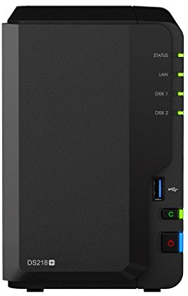Synology DiskStation DS218+ incl. dischi rigidi WD Red, integrati e pronti per l' uso immediatamente (2 x 10TB WD Red)
