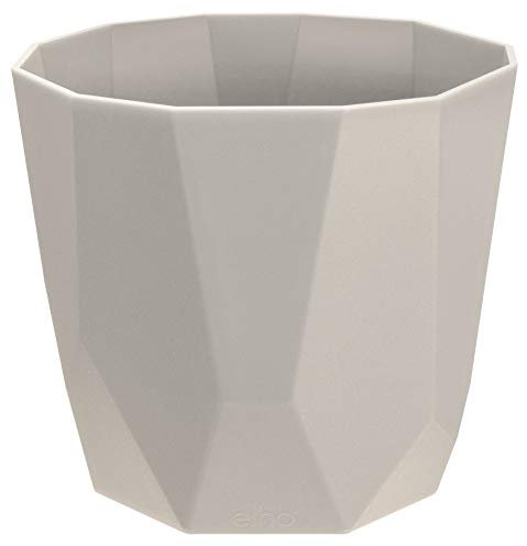 Muddy Hands Elho B.for Rock Small Plant Pot Indoor Home Decorative Flower Succulent Cactus Herb Planter (Ø 18cm, Grey)