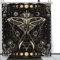 LGhtyro Duschvorhang mit Goldener Motte, 152 x 180 cm, Mondphase, Duschvorhang, Badezimmer-Set, Gothic, schwarzer Schmetterling, Mondlicht, Badevorhang, Hexe, Tarot, Halloween, Badewannenzubehör,