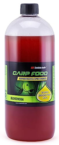 Tandem Baits Karpfen Futter Angelfutter Dip Für Boilies Karpfenboilies Attraktor Euro Booster XXL 1 L Mückenlarve