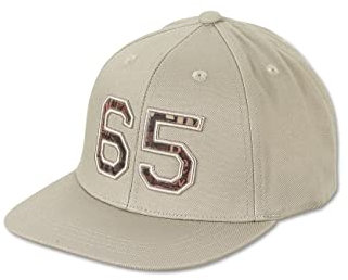 Sterntaler Baby Jungen Baby Cap Baseball-Cap - Baby Baseball Cap, Kinder Basecap, Kindermütze - aus Baumwolle - beige, 49
