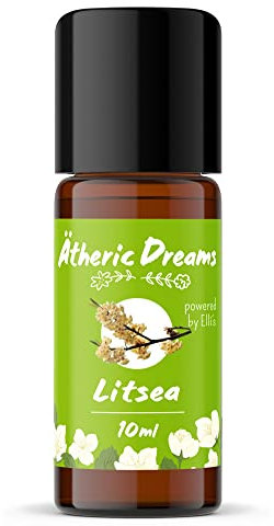 Ätheric Dreams | Litsea | Reines ätherisches Öl | 100% Naturrein für Aromatherapie, Massage & mehr | Für Duft Diffusor, Badezusätze & Co | 10ml