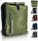 MONSTERANDO 3-in-1 Fahrradtasche und Rucksack Wasserdicht -mit 15 Laptopfachals Business Reißverschlusstasche Gepäckträgertasche, Umhängetasche -Gepäckträgertasche fürs Fahrrad - 25L