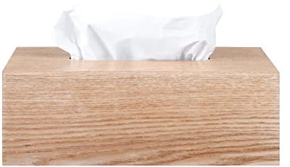 blomus Kosmetiktuchbox -WILO- aus Holz, Box für Kosmetik- & Taschentücher, Tücherbox nachfüllbar, Taschentuchbox, Eiche (Rechteckig) (66437)
