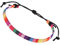 PULABO Handgeflochtenes LGBTQ-Regenbogen-Armband Charms Rainbow Braslet für LGBTQ-Community Liebe ist Liebe Gay Pride Armband-Zubehör Praktisch