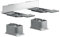 hansgrohe AXOR Universal Accessories Adapterset, Farbe: Brushed Black Chrome