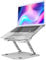 Laptop Stand for Desk, Xunpuls Adjustable Height Laptop stand, Ergonomic Computer Stand, Aluminum Portable Laptopstand Holder Riser for MacBook Air Pro, All 10-17 Notebooks Laptops