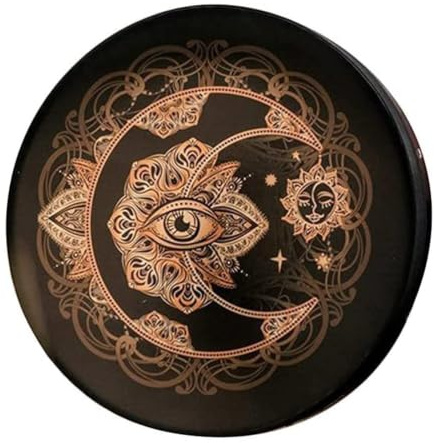 Shaman Drum Spirit Music Shamanic Drum with Rope Handles and Mallets Multipurpose for Healing and Sound Healing