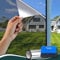 Perfect Cover Spiegelfolie Fenster Sichtschutz Mit Rakel, Sonnenschutzfolie, Fensterfolie Von Aussen, Energiesparend, Folie Fenster Sichtschutz Anti UV für Zuhause Büro küche (90x200)