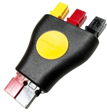 Tour Fit Plug 'n' Play 3 Way Adaptor For PowaKaddy FW3 FW5 FW7 Red/Yellow/Black Golf Battery Connector Cable Anderson Plug