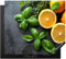 KitchenYeah© Protège Plaque Induction 59x51 cm Deco Cuisine Accessoire Pratique Protection De Vitroceramique Kitchen Gadget Fruits - Gris - Béton - Orange - Plantes