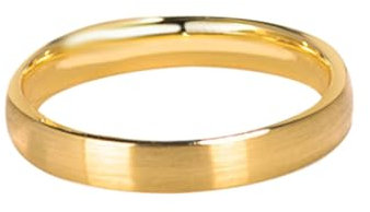 Epinki Ring 18K Gelbgold Au750, Solitärring Eheringe Ovalschliff, 750 Gold Hochzeitsring Verlobungsring Herren Echte Goldschmuck, Individuelle Größen