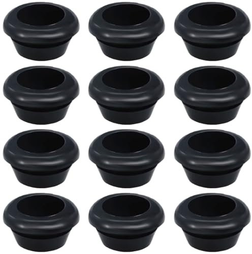 TEOZBLU 12 guide in gomma Fornello Camper Gommini per fornelli da camper compatibili per Supporti per Pentole Occhiello Passacavo in Gomma guide in gomma di protezione