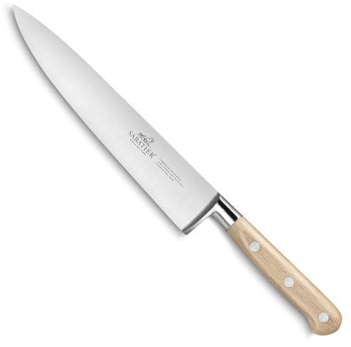 Sabatier Couteau de cuisine Chef, 20 cm, 100% forgé, Idéal Brocéliande