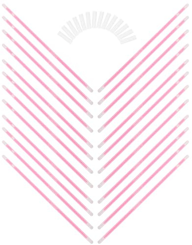 NOLITOY 100 Pezzi Braccialetti Bastoncini Luminosi Rosa, Giocattoli Fluorescente per Feste, Accessori Luminosi per Carnevale, Compleanno, Campeggio e Eventi