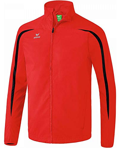 Erima Herren Leichtathletik Laufjacke, Rot/Schwarz, XXL EU