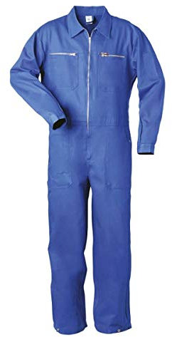 Craftland Monte Carlo Rallye-Kombination | Weiß | Kornblau | Grün | Verstellbare Taille | 6 funktionale Taschen | 2 Wege Frontreißverschluss 100% Baumwolle Zollstocktasche (52, Kornblau)