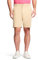 IZOD Herren Saltwater 9.5 Flat Front Chino Lässige Shorts, Helles Khaki, 46